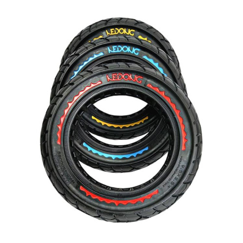 Pneus pleins pour scooter électrique tout-terrain 9,5 pouces (9,5 x 2,50), couleur : rouge SH3702744-06